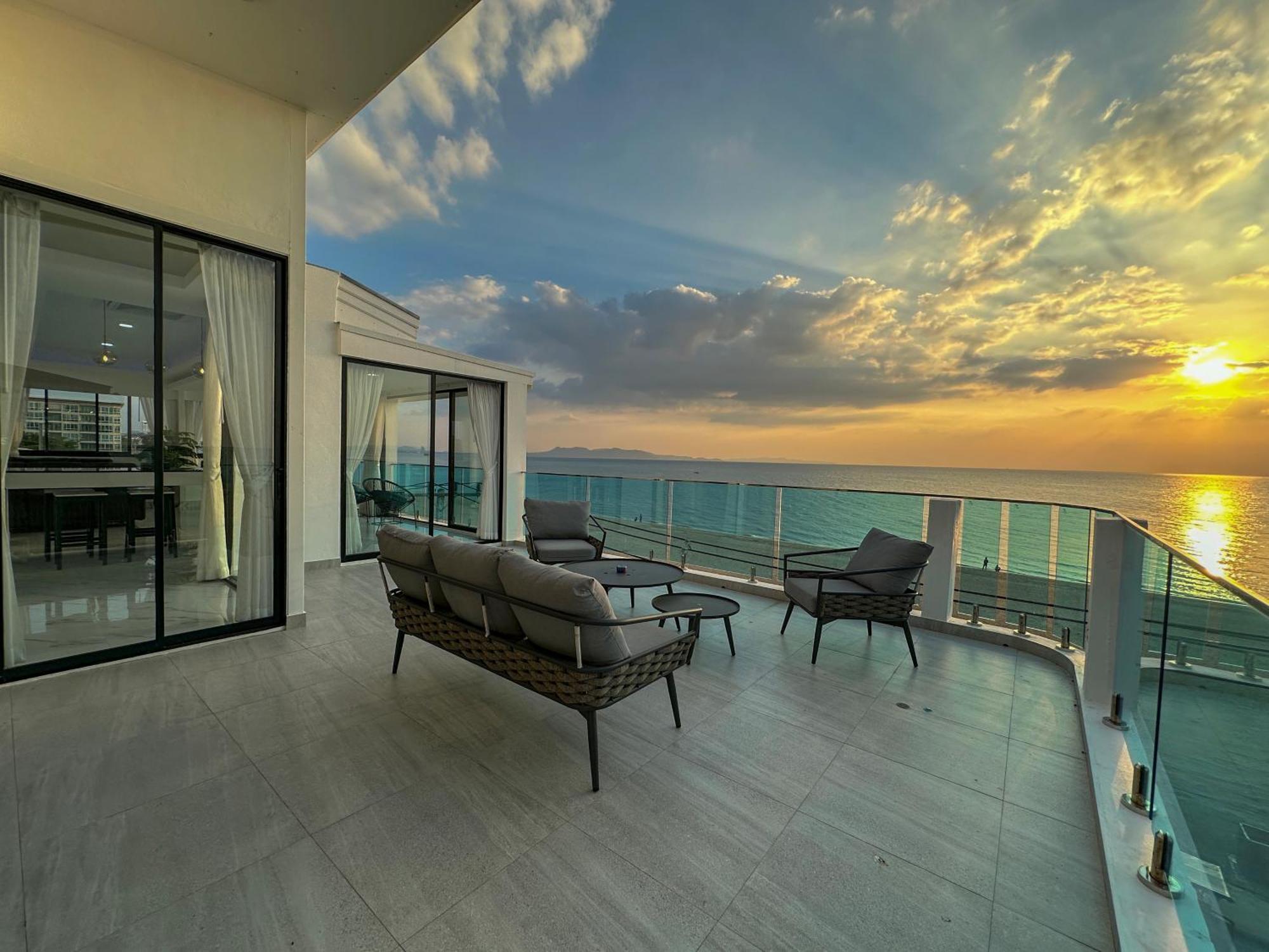 Stunning Beachfront View Luxurious Apartment 40 Jomtien pláž Exteriér fotografie