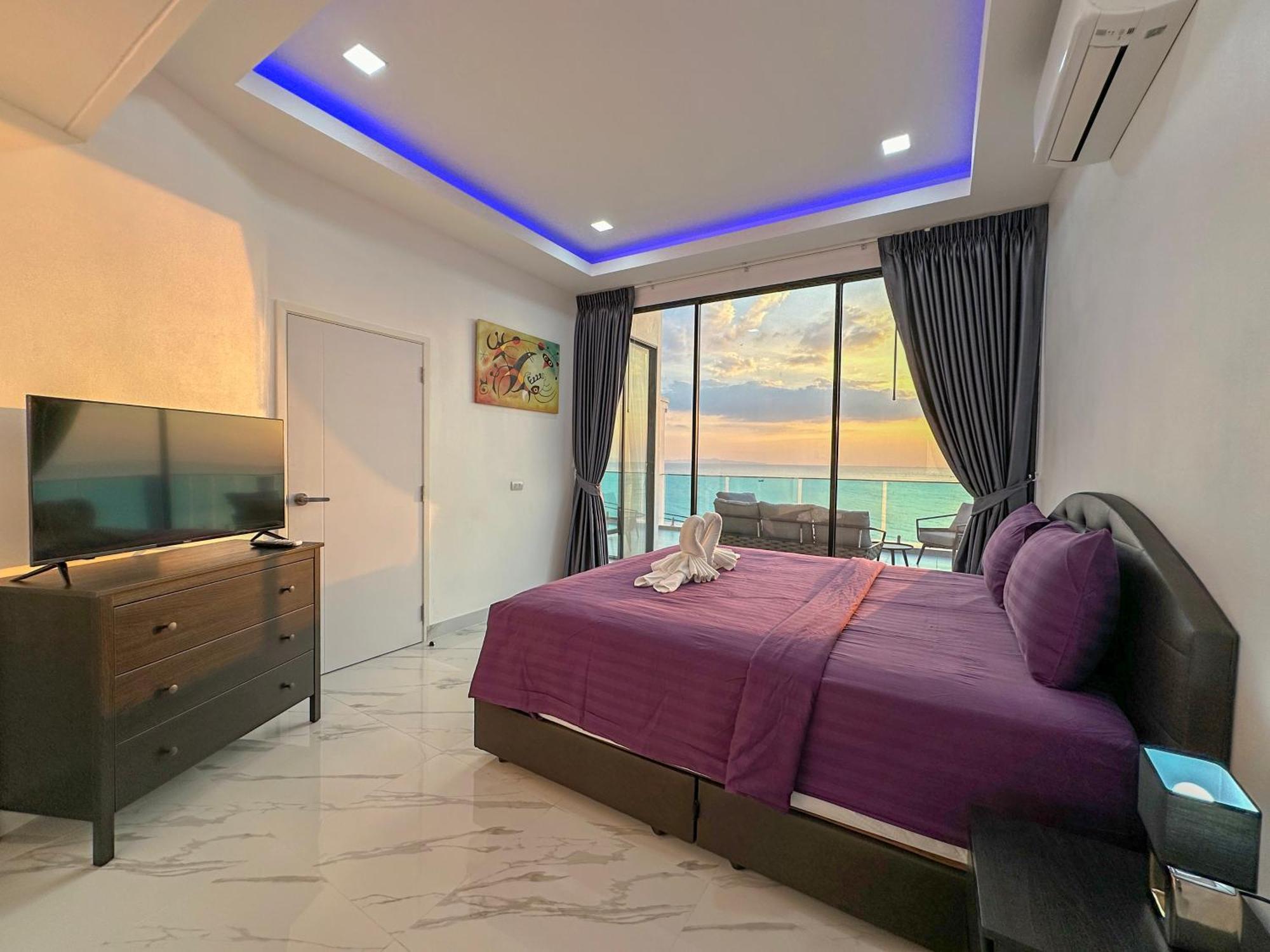 Stunning Beachfront View Luxurious Apartment 40 Jomtien pláž Exteriér fotografie