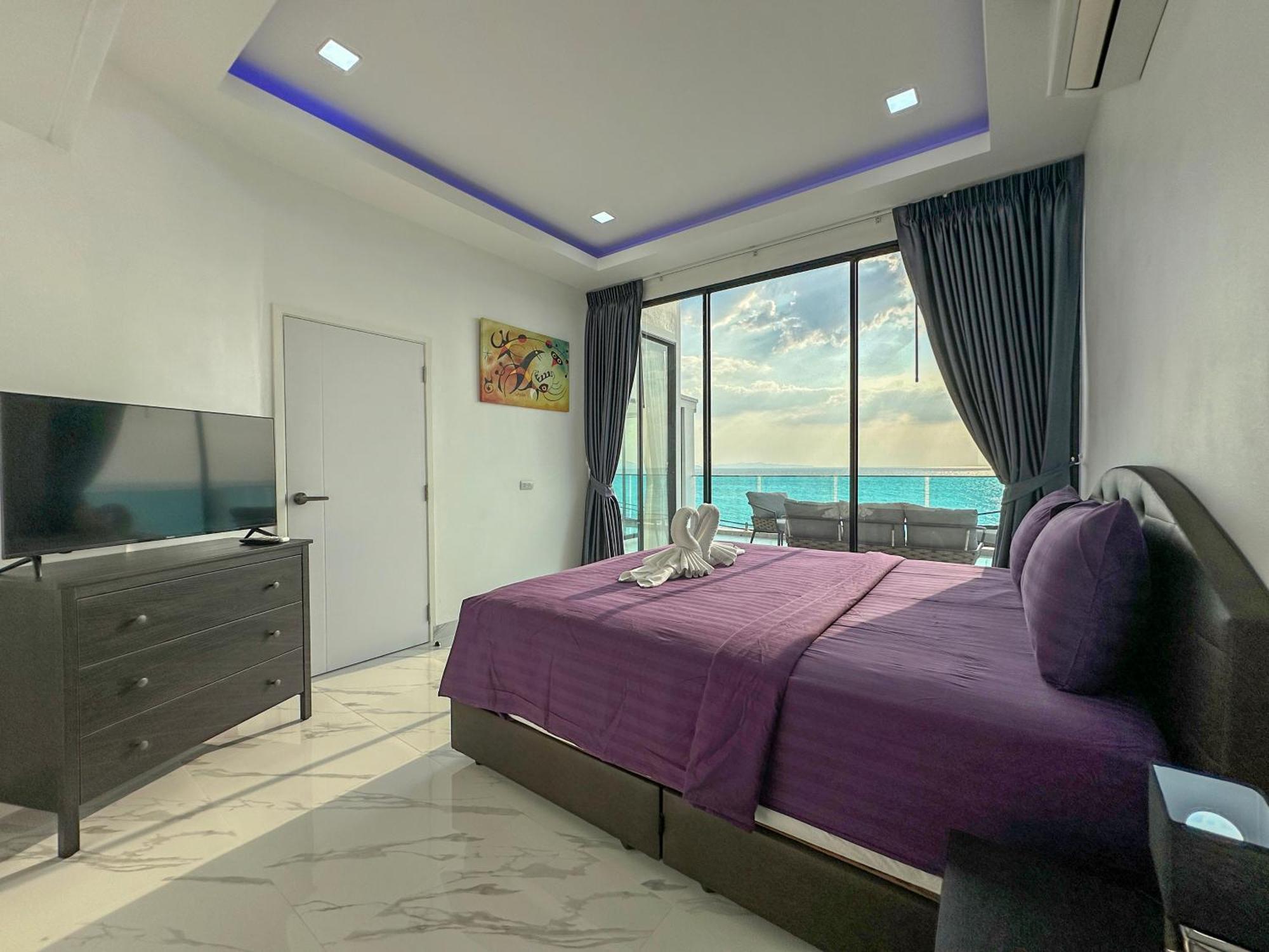 Stunning Beachfront View Luxurious Apartment 40 Jomtien pláž Exteriér fotografie