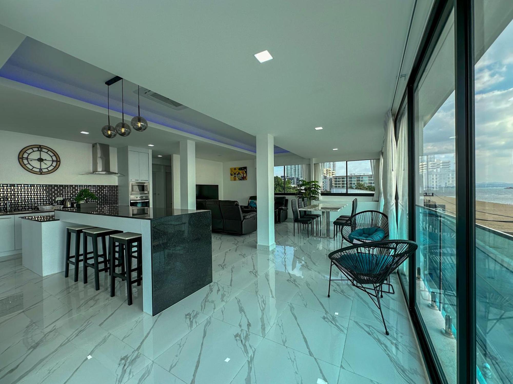 Stunning Beachfront View Luxurious Apartment 40 Jomtien pláž Exteriér fotografie