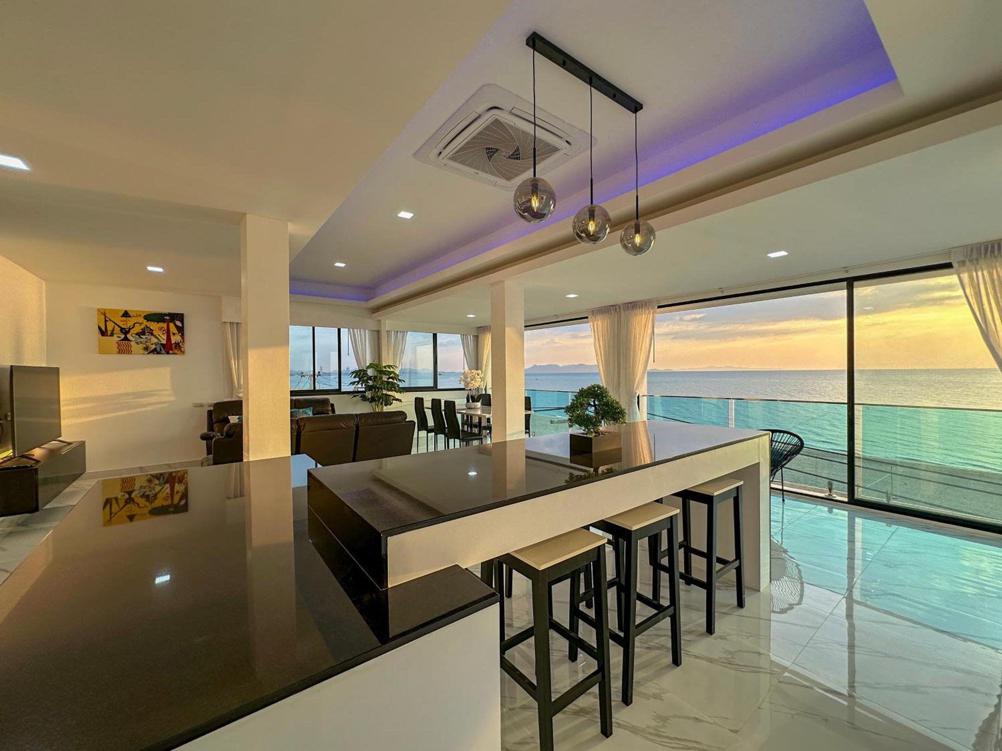 Stunning Beachfront View Luxurious Apartment 40 Jomtien pláž Exteriér fotografie