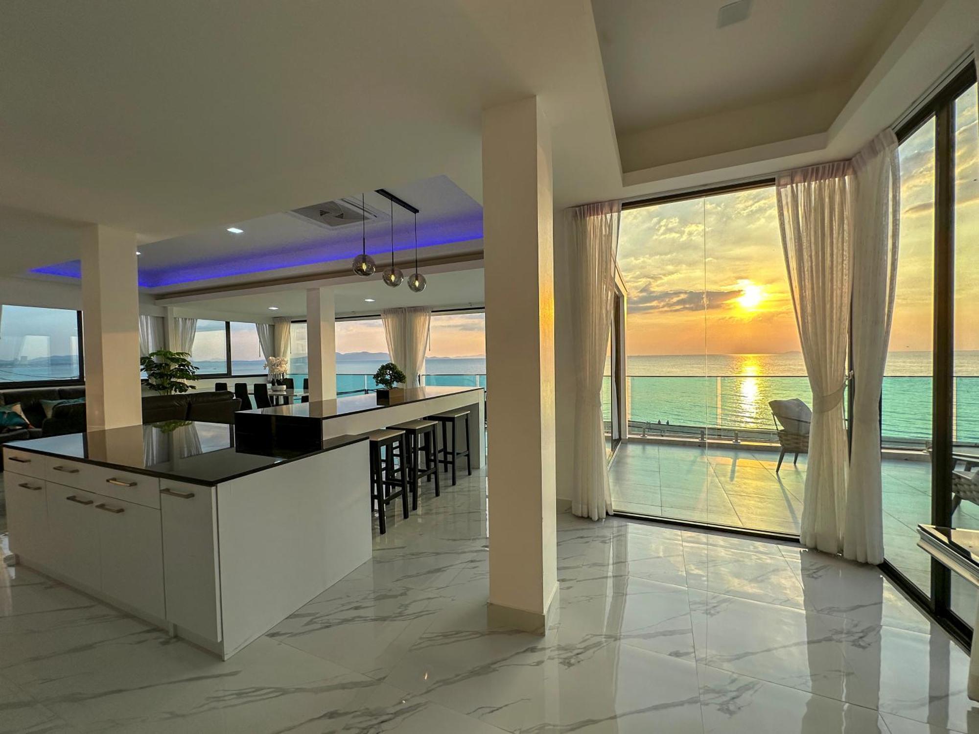 Stunning Beachfront View Luxurious Apartment 40 Jomtien pláž Exteriér fotografie