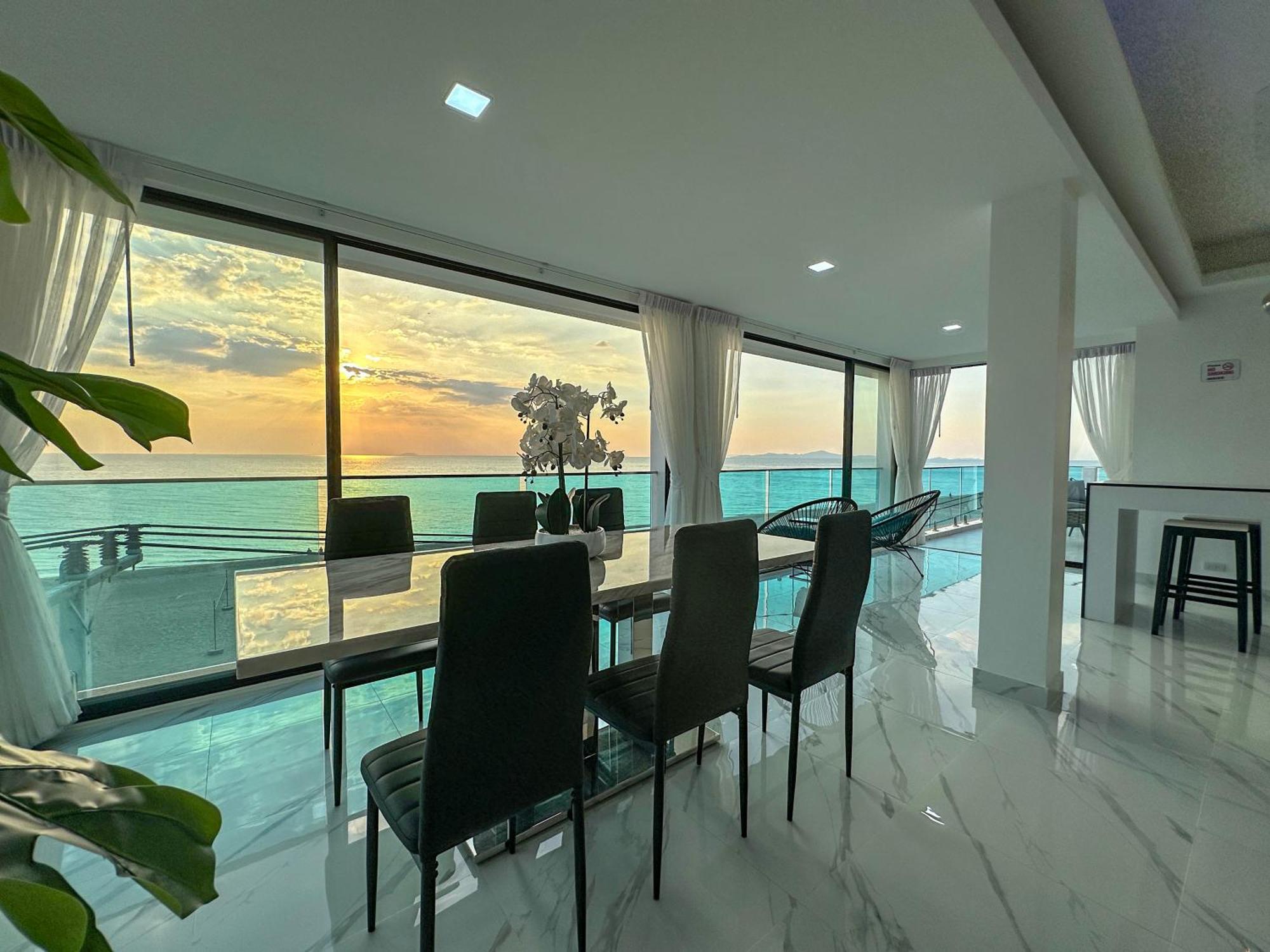 Stunning Beachfront View Luxurious Apartment 40 Jomtien pláž Exteriér fotografie