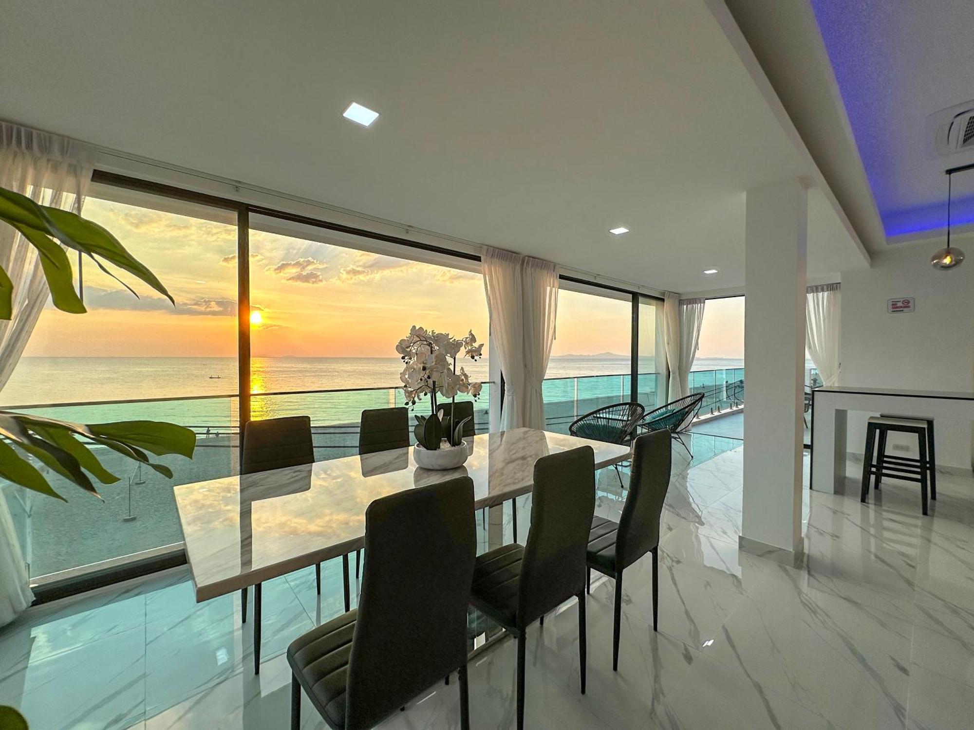 Stunning Beachfront View Luxurious Apartment 40 Jomtien pláž Exteriér fotografie