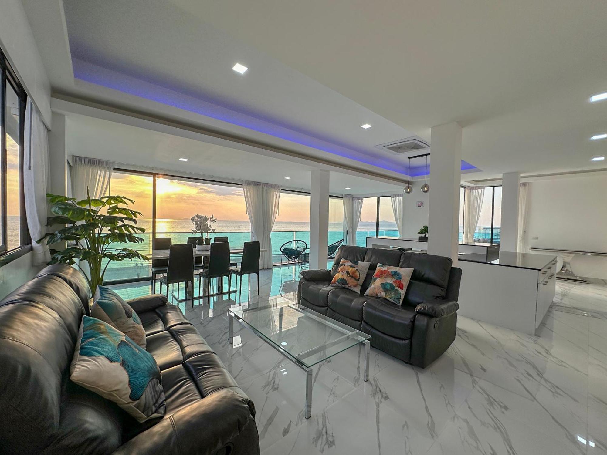 Stunning Beachfront View Luxurious Apartment 40 Jomtien pláž Exteriér fotografie