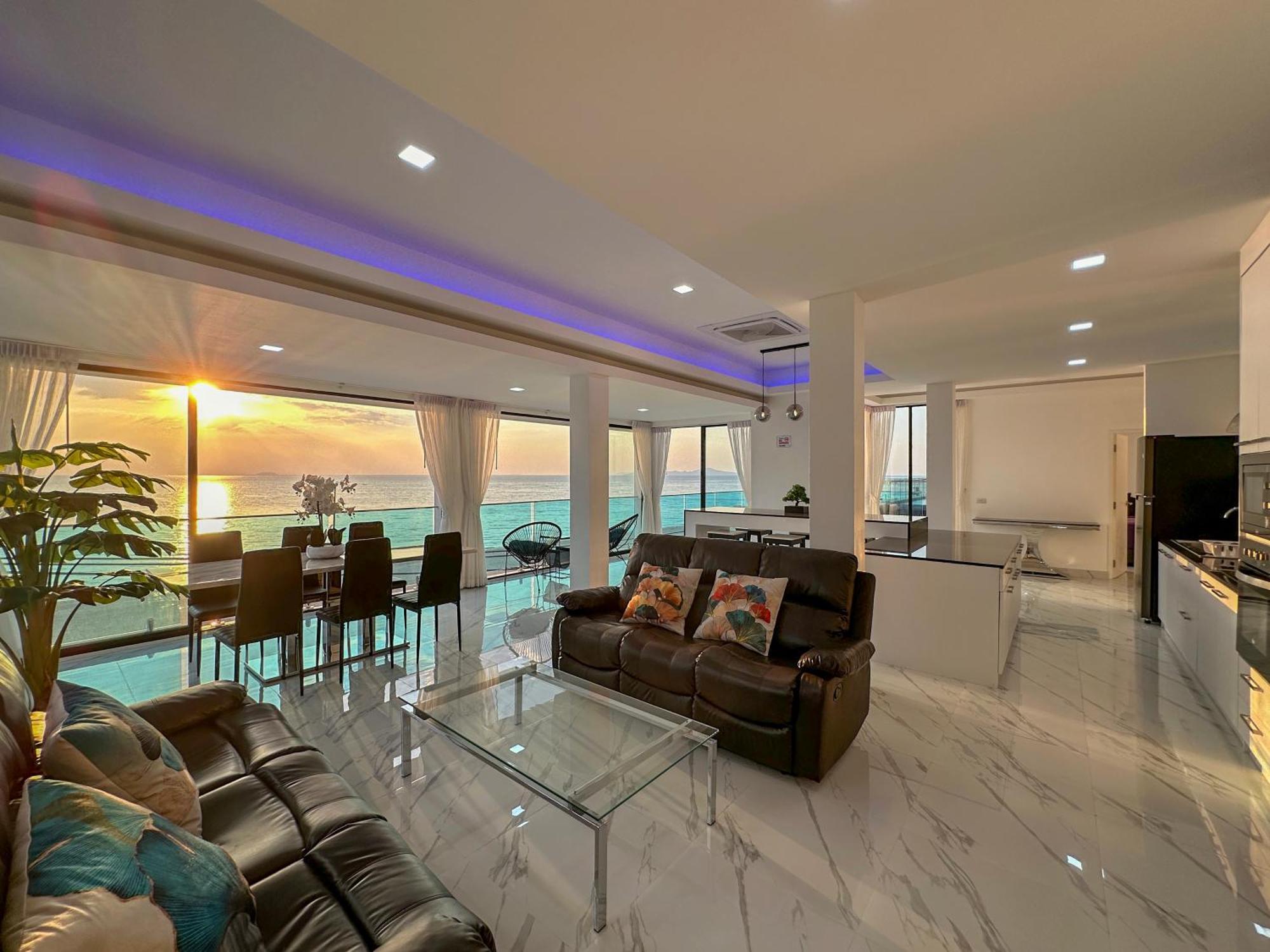 Stunning Beachfront View Luxurious Apartment 40 Jomtien pláž Exteriér fotografie