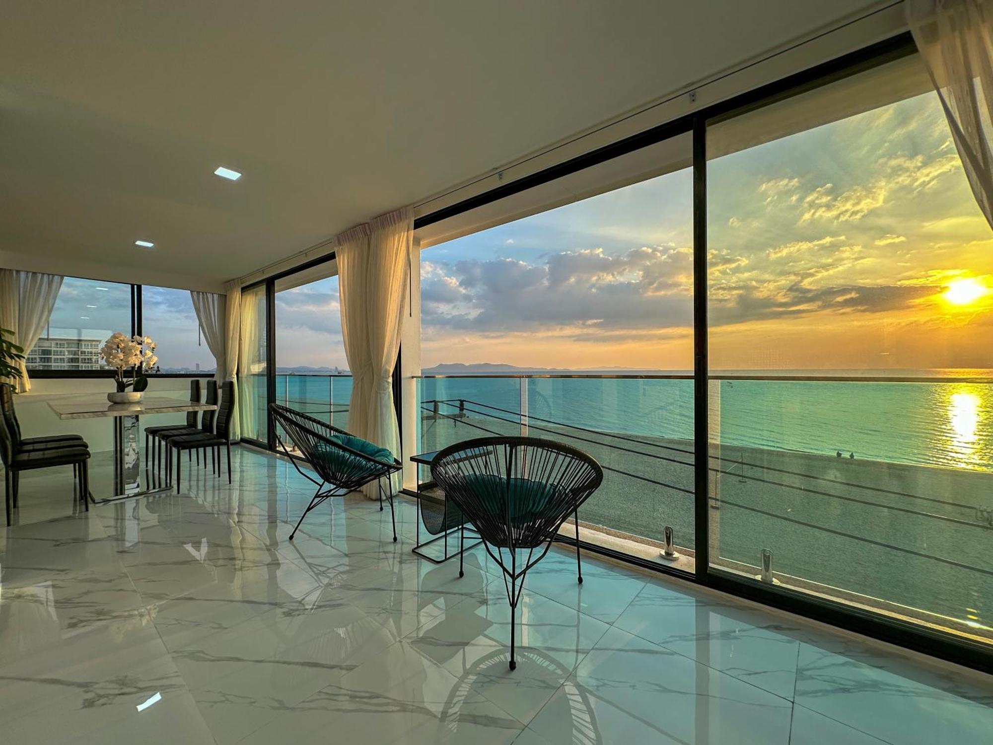 Stunning Beachfront View Luxurious Apartment 40 Jomtien pláž Exteriér fotografie